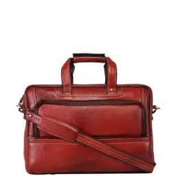 Genwayne Tan Leather Large Messenger Bag-picture-17