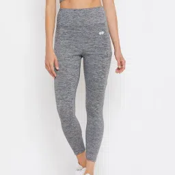 Clovia Grey Textured Tights-picture-24