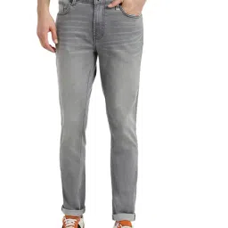 United Colors of Benetton Light Grey Lightly Washed Skinny Fit Jeans-picture-16