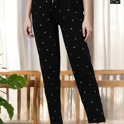 Kryptic Pack Of 2 Printed Pure Cotton Relaxed-Fit Lounge Pants-picture-27