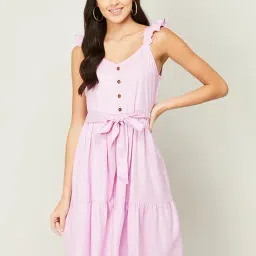 Fame Forever by Lifestyle Purple A-Line Dress-picture-26