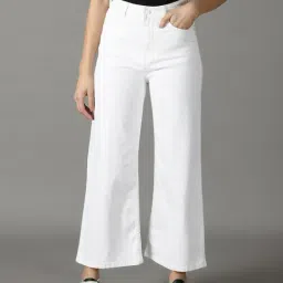 showoffff SHOWOFF White Regular Fit High Rise Jeans-picture-39