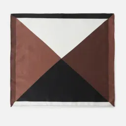 Louis Philippe Brown Embroidered Tie Pocket Square & Cufflink Gift Set image 4