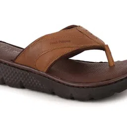 Hush Puppies by Bata Men's Tan Thong Sandals image 4