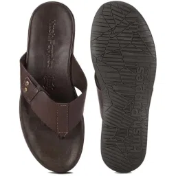 Hush Puppies by Bata Men's Chocolate Brown Thong Sandals image 3
