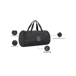 tommy hilfiger accessories Tommy Hilfiger Unisex Acoma Black Duffel Gym Bag image 4