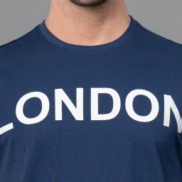 Red Tape Navy Regular Fit Graphic Print Cotton Crew T-Shirt image 4