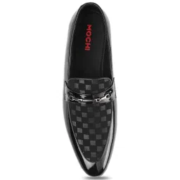 Mochi Men's Black Casual Loafers image 3