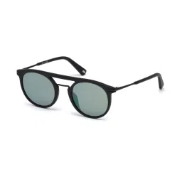 WEB EYEWEAR Green Round Sunglasses Designed in Italy image 2