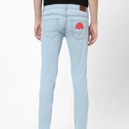 celio celio* Blue Pokemon Print Jeans image 2