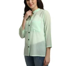 Smarty Pants Light Green Regular Fit Shirt image 3