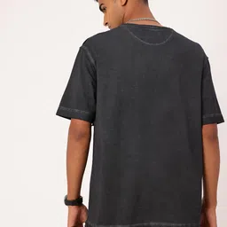 Kook N Keech Urban Cool Cotton Terry Relaxed Fit Washed T-shirt image 5