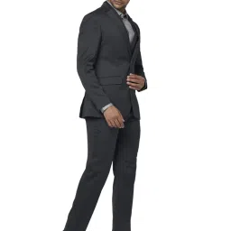 Park Avenue Grey Super Slim Fit Three Piece Suit image 4