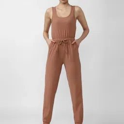 Forever 21 Brown Sleeveless Jumpsuit image 1