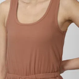 Forever 21 Brown Sleeveless Jumpsuit image 5