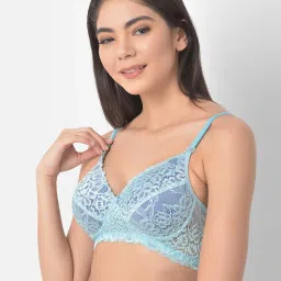 Clovia Blue Non Wired Padded T-Shirt Bra image 3