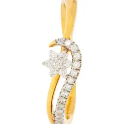 Waman Hari Pethe Jewellers 18k Gold & Diamond Ring for Women image 3