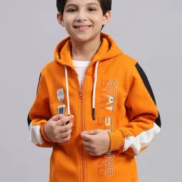 Monte Carlo Kids Orange Printed Full Sleeves Sweatshirt-picture-26