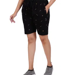 GUIDE Women Cotton Regular Fit Printed Shorts (Pack of 1) image 1