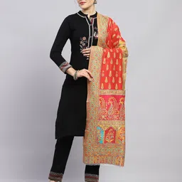 monte carlo Womens Multi Color Self Design Shawl image 2