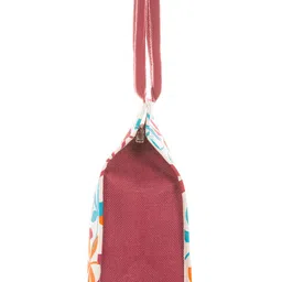 jute cottage Eco-Friendly Women's Shoulder Lunch Bag (Multi-Coloured) image 3