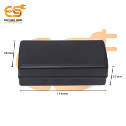 Electronic Spices Plastic Enclosure Box 116mm Long for Adapters and Electronic Projects Pack of 1 Pcs image 4