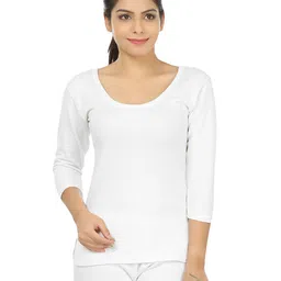 body liv Ladies RNS Three Fourth Sleeves Thermal Top (34/85) Off-White image 1