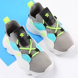 Cute Walk by Babyhug Slip On Sneaker Shoes -  Grey-picture-16