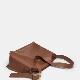 StyleCast Women Solid Structured Hobo Bag image 3
