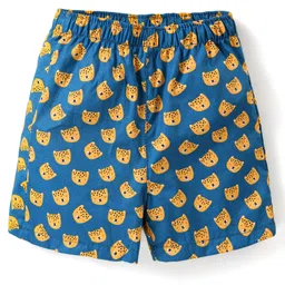 Babyhug Cotton Poplin Boxers Checked & Animal Print Pack of 3 - Multicolour image 4