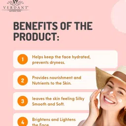 Verdant Natural Care Set of 2 Multi-Vitamin Face Creams 200 ml - Papaya & Gold Glaze image 4