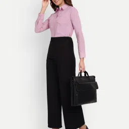 Broadstar Black High Rise Trousers image 4