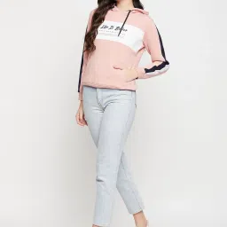 Cantabil Pink Printed Hoodie image 4