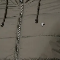 Louis Philippe Green Regular Fit Hooded Jacket image 4