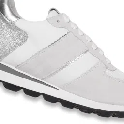 Geox Women's D Spherica Vseries Off White Sneakers image 4