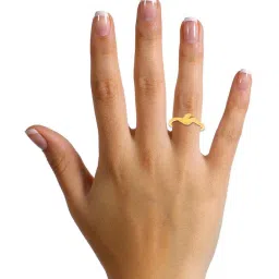 Waman Hari Pethe Jewellers 22k Gold Ring for Women image 2