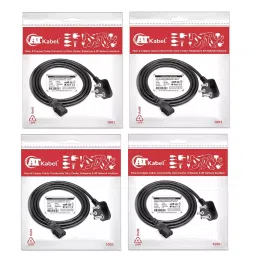AT Kabel 2 m Power Cord Cable Female to Male with 3 Pin for PC, Laptop, Printer, SMPS, AT-PC-11 (Pack Of 4 )-picture-41