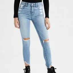 American Eagle Outfitters Blue Heavily Washed Jeans-picture-39