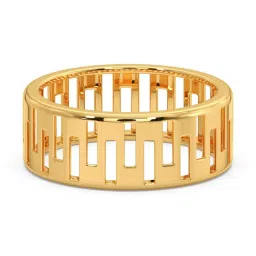 Candere by Kalyan Jewellers 18K Yellow Gold BIS Hallmark Ring for Men image 4