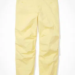 American Eagle Outfitters Yellow Cotton Parachute Pants image 4