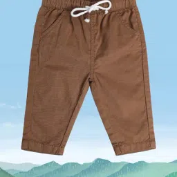 MINIKLUB Kids Brown Solid Pants-picture-10