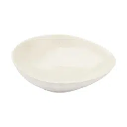 Home4U White Ceramic Champagne Soup & Pasta Bowl-picture-22