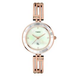 Timex Fria Women Off White Round Analog Watch - TWEL16200-picture-41