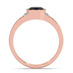 Candere by Kalyan Jewellers 18k Rose Gold & Diamond Ring for Men image 4