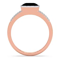 Candere by Kalyan Jewellers 18k Rose Gold & Diamond Ring for Men image 4