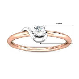 Candere by Kalyan Jewellers 18k Yellow Gold & Diamond Ring for Women image 4
