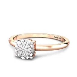 Candere by Kalyan Jewellers 18k Rose Gold & Diamond Ring for Women image 4