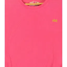 NINS MODA Kids Pink Solid Top image 4