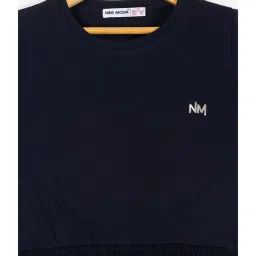 NINS MODA Kids Navy Solid Crop Top image 4
