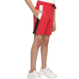 Octave Kids Brick Red Cotton Printed Shorts image 4